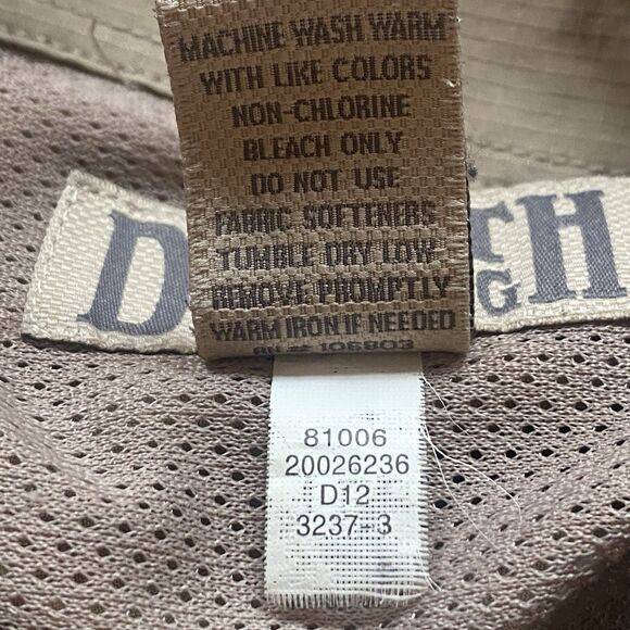 Duluth Trading Company CoolPlus Ripstop Long Sleeve Shirt Khaki Size L - Picture 4 of 15